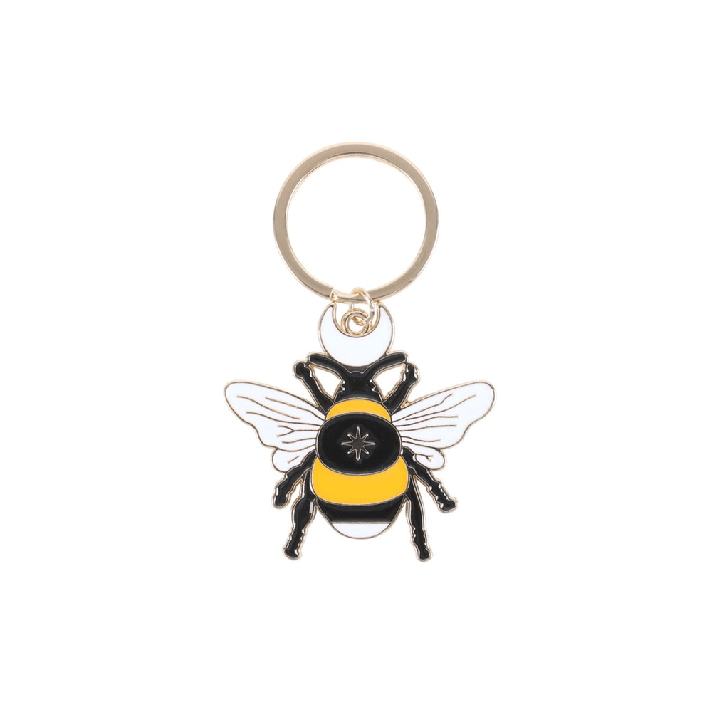 Forest Bee Enamel Keyring Keyrings Secret Halo 