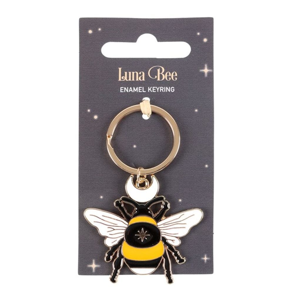 Forest Bee Enamel Keyring Keyrings Secret Halo 