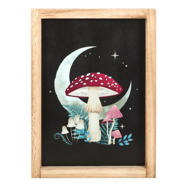 Forest Mushroom Framed Wall Print Prints Secret Halo 