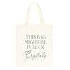 Full of Crystals Cotton Tote Bag Bags Secret Halo 