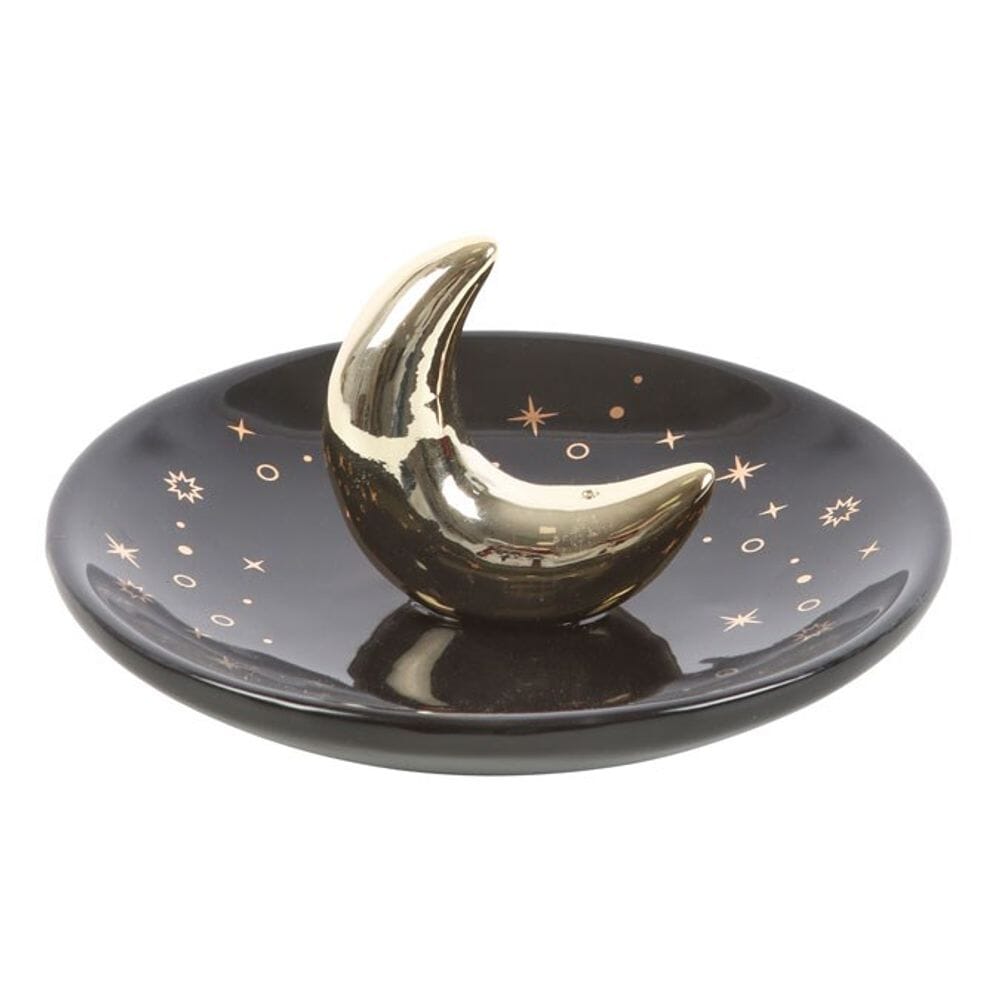 Gold Crescent Moon Incense Stick Holder Incense Burners Secret Halo 