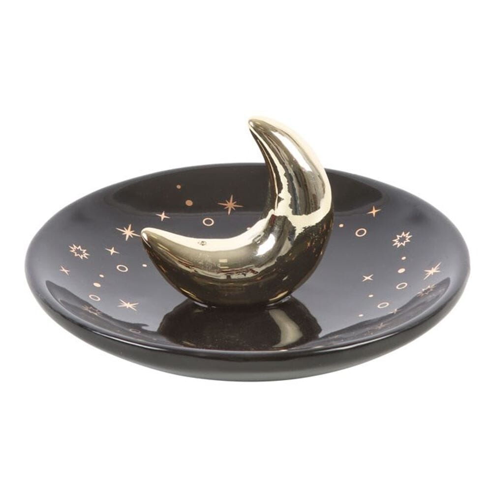 Gold Crescent Moon Incense Stick Holder Incense Burners Secret Halo 