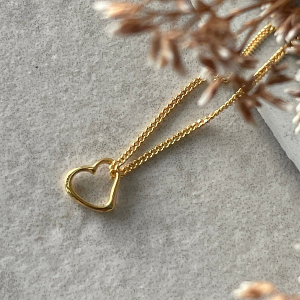 Gold Heart Anklet Anklets Secret Halo 