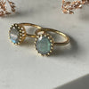 Labradorite Clawed Ring Rings Secret Halo 