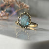 Labradorite Clawed Ring Rings Secret Halo XXS 