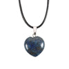 Lapis Lazuli Healing Crystal Heart Necklace Necklaces & Pendants Secret Halo 