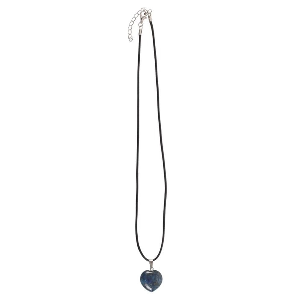 Lapis Lazuli Healing Crystal Heart Necklace Necklaces & Pendants Secret Halo 