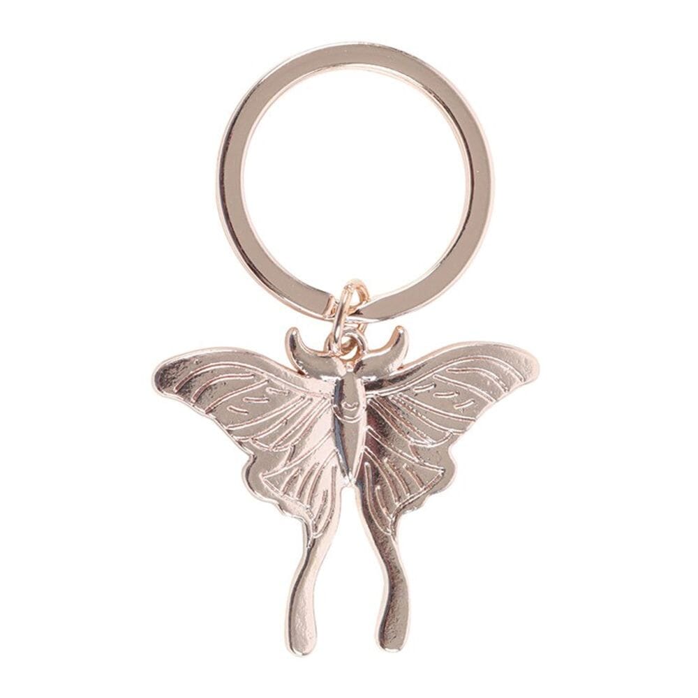 Light Luna Moth Keyring Keyrings Secret Halo 