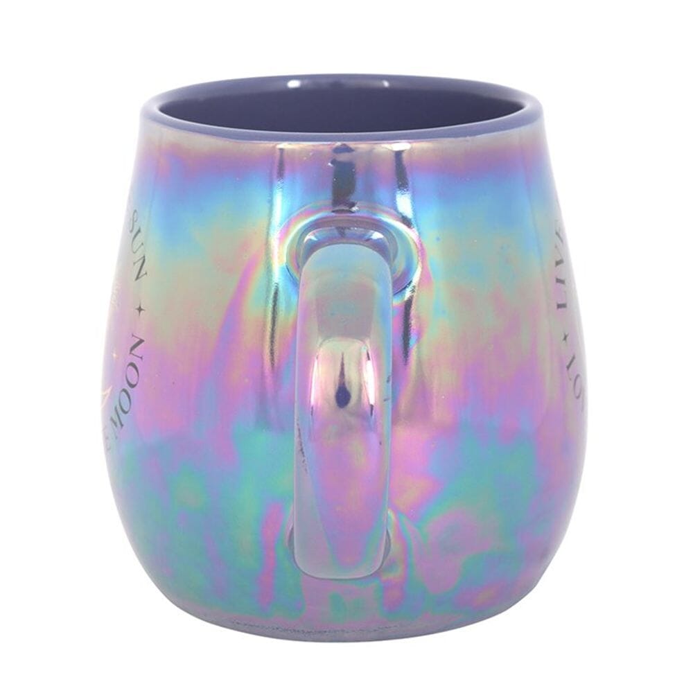 Live by the Sun Love by the Moon Iridescent Mug Mugs Secret Halo 