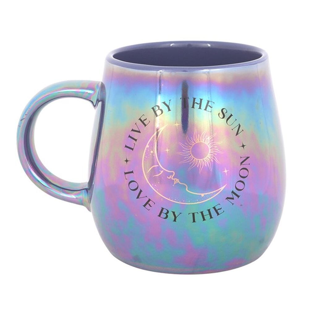 Live by the Sun Love by the Moon Iridescent Mug Mugs Secret Halo 