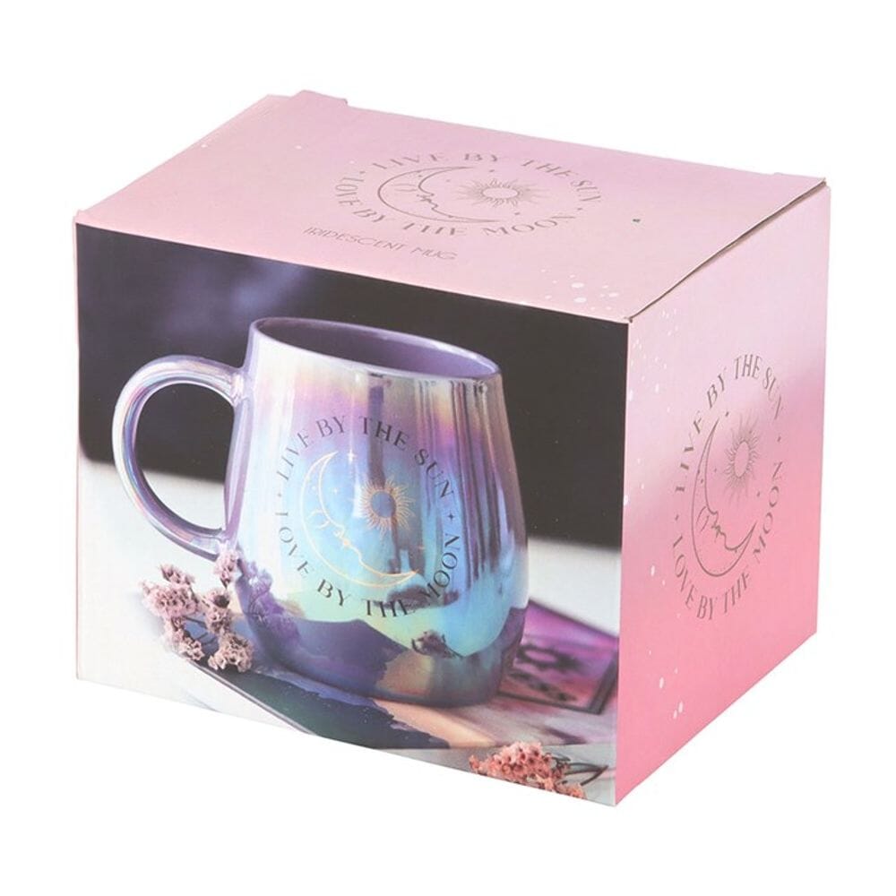 Live by the Sun Love by the Moon Iridescent Mug Mugs Secret Halo 