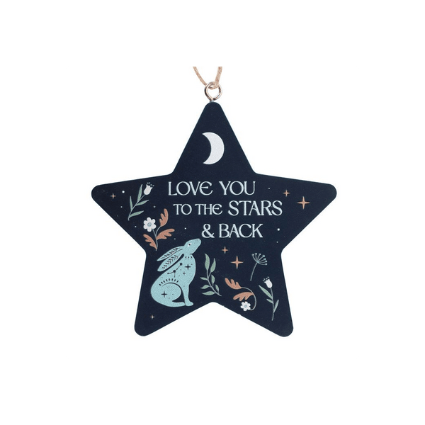 Love You to the Stars and Back Hare Hanging Decoration Decor Secret Halo 