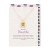 Lucky Beetle Necklace Card Necklaces & Pendants Secret Halo 