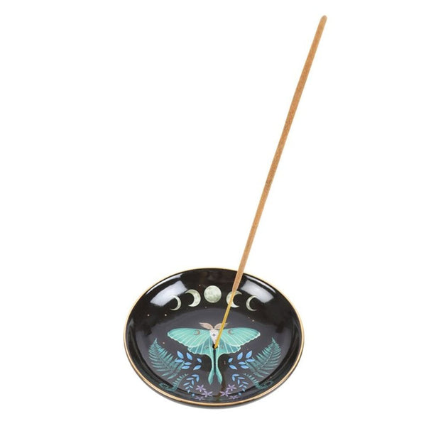 Luna Moth Ceramic Incense Plate Incense Burners Secret Halo 