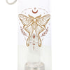 Luna Moth Glass Water Bottle with Clear Quartz Crystal Gifts Secret Halo 