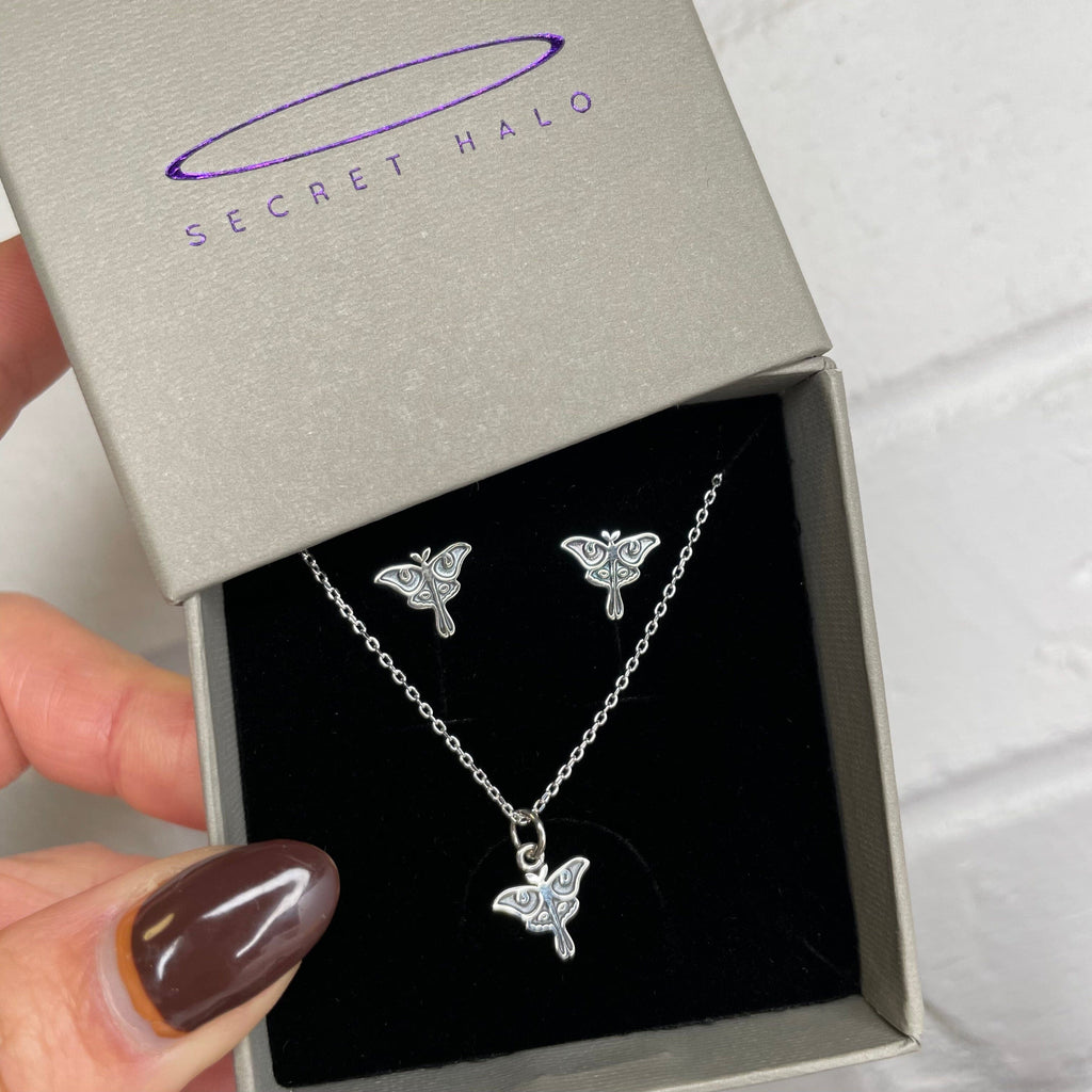 Luna Moth Jewellery Set Necklaces & Pendants Secret Halo 