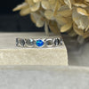 Lunar Phases Ring - Blue Opal Rings Secret Halo Small 