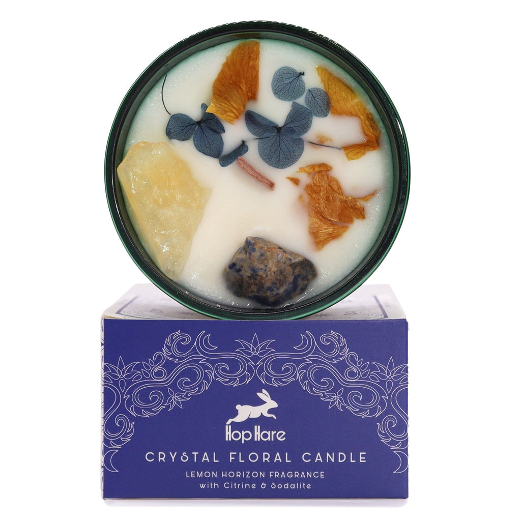 Magic Flower Crystal Candle - The Sun Candles Secret Halo 