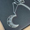 Mandala Moon Necklace Necklaces & Pendants Secret Halo 