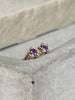 Micro Studs - Purple Earrings Secret Halo 