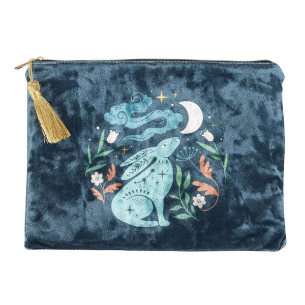 Midnight Hare Velvet Makeup Bag N/A 