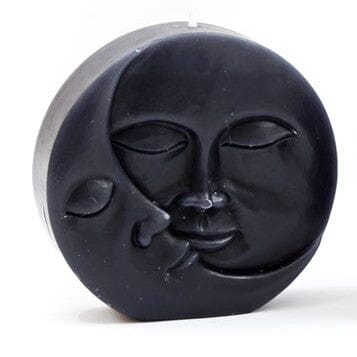 Moon Face Candle Candles Secret Halo Midnight Blue 