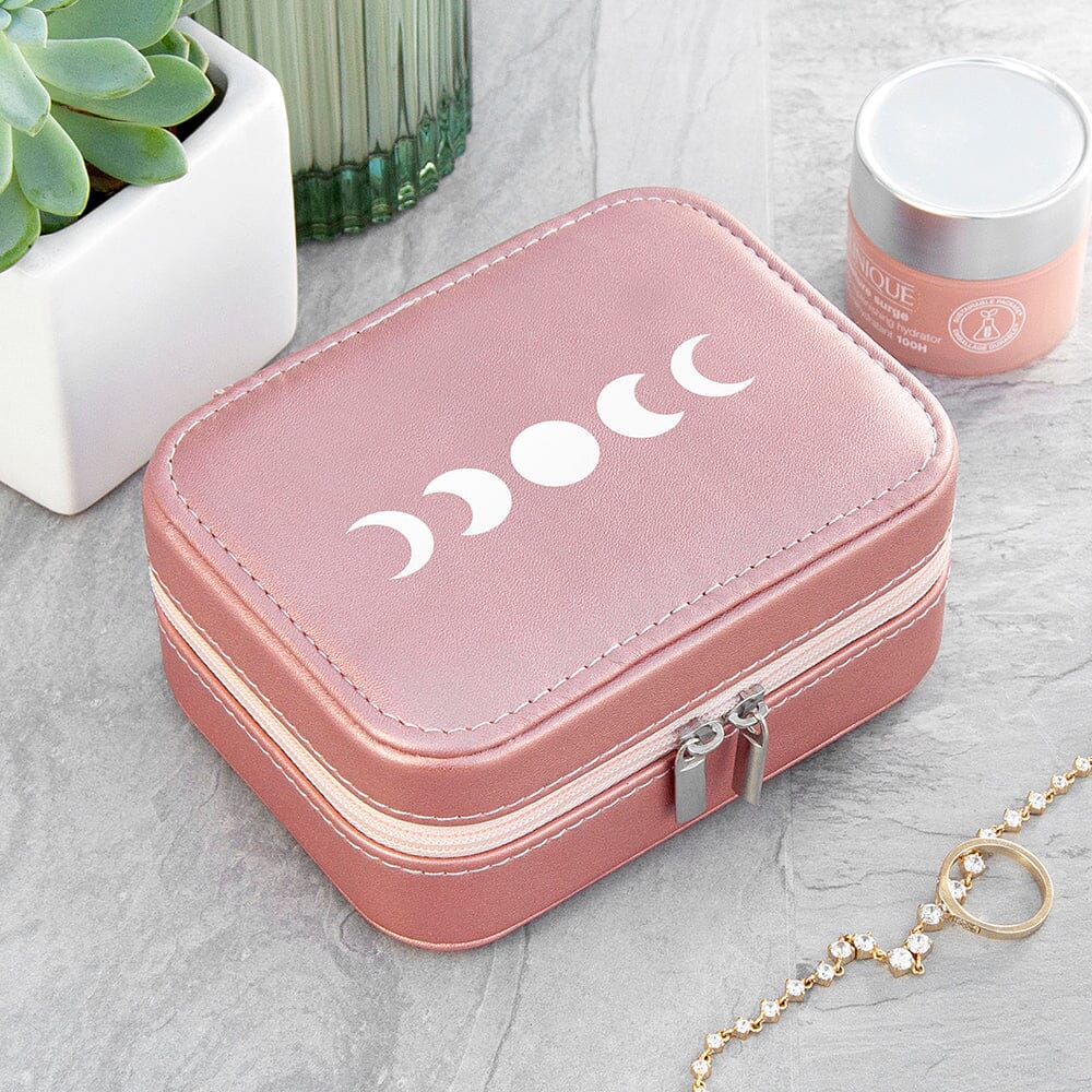 Moon Phase Jewellery Case - Pink Jewellery Storage Secret Halo 