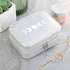 Moon Phase Jewellery Case - Silver Jewellery Storage Secret Halo 