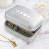 Moon Phase Jewellery Case - Silver Jewellery Storage Secret Halo White 