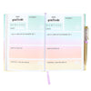 Multicoloured Gratitude Journal with Amethyst Pen Notebooks Secret Halo 