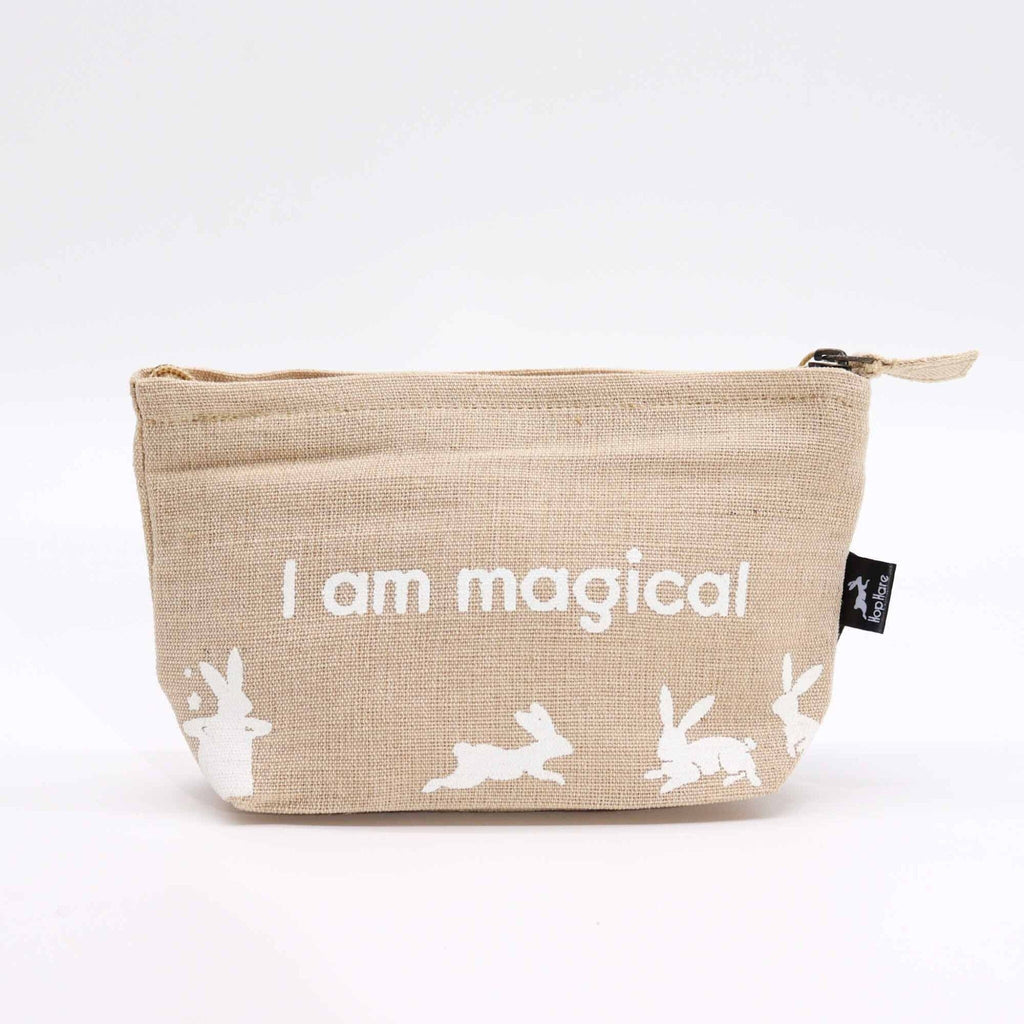 Natural Jute Pouch - I AM Magical Make-up Bags Secret Halo 