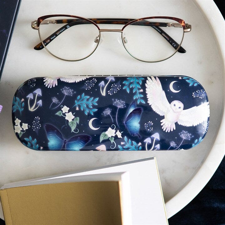 Night Flight Owl Print Glasses Case Gifts Secret Halo 