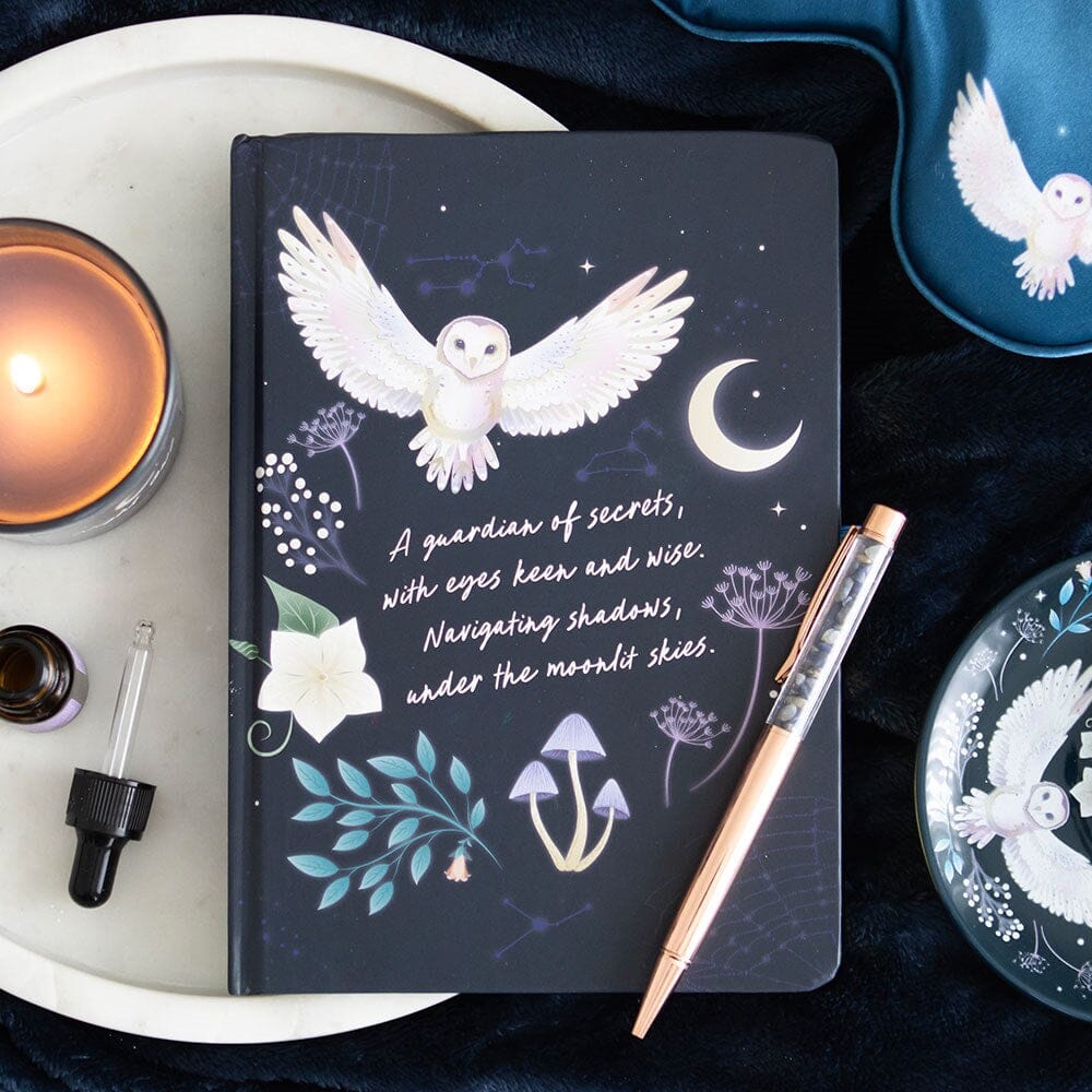 Night Owl Journal with Sodalite Pen Notebooks Secret Halo 