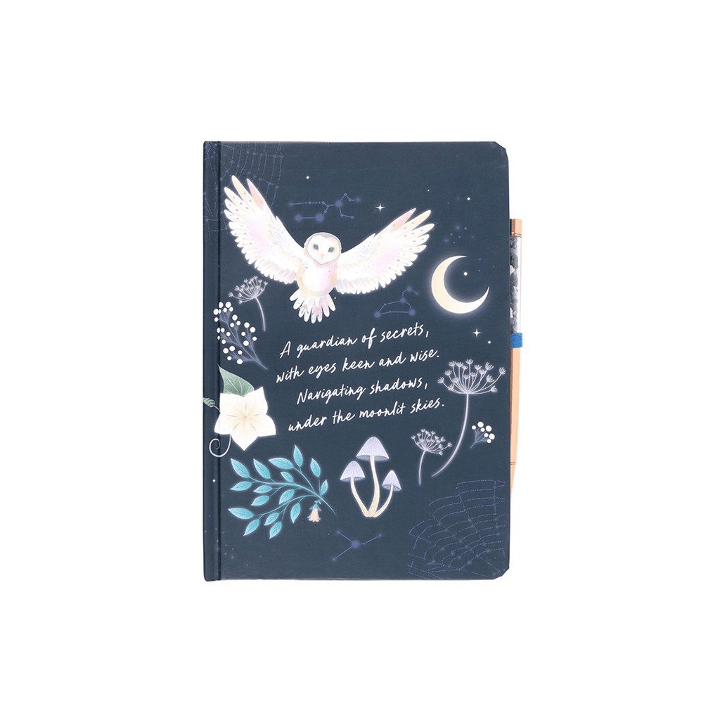 Night Owl Journal with Sodalite Pen Notebooks Secret Halo 