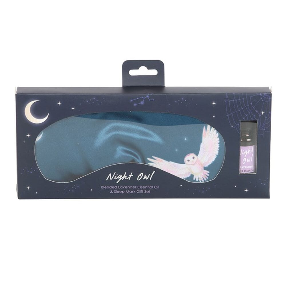 Night Owl Sleep Mask and Essential Oil Gift Set Toiletries Secret Halo 