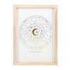 Off White Astrology Wheel Framed Wall Art Print Prints Secret Halo 