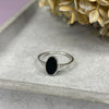 Onyx Oval Ring Rings Secret Halo Small 