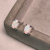 Opal Studs Earrings Secret Halo 