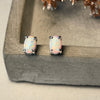 Opal Studs Earrings Secret Halo 