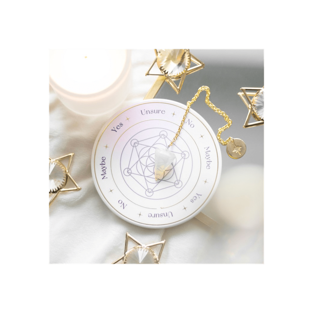 Opalite Pendulum Divination Kit Gifts Secret Halo 