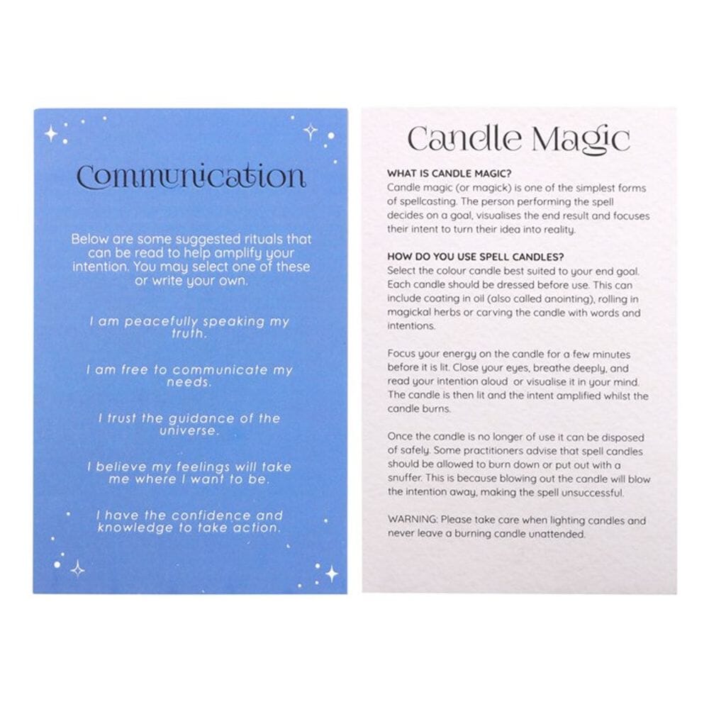 Pack of 12 Communication Spell Candles Candles Secret Halo 
