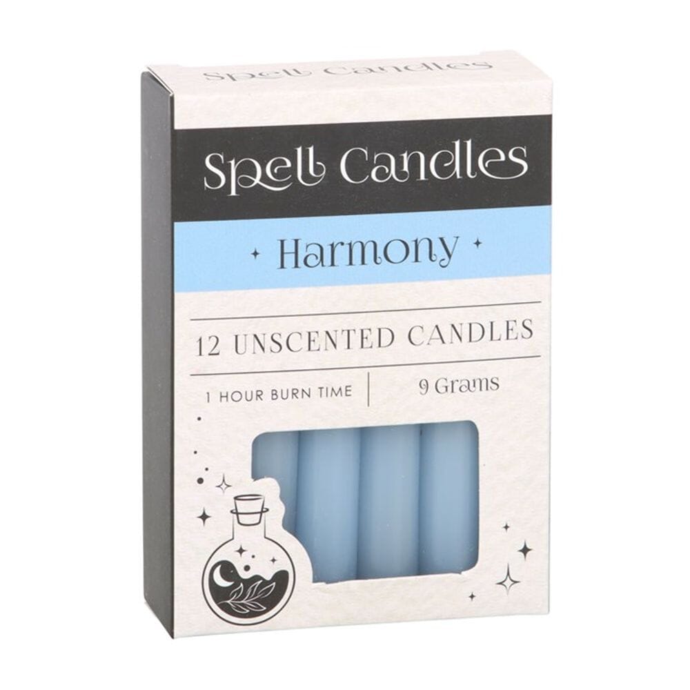Pack of 12 Harmony Spell Candles Candles Secret Halo 