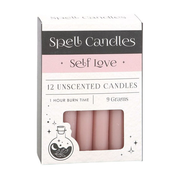 Pack of 12 Self Love Spell Candles Candles Secret Halo 