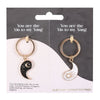 Pair of Yin Yang Best Friend Keyrings Keyrings Secret Halo 