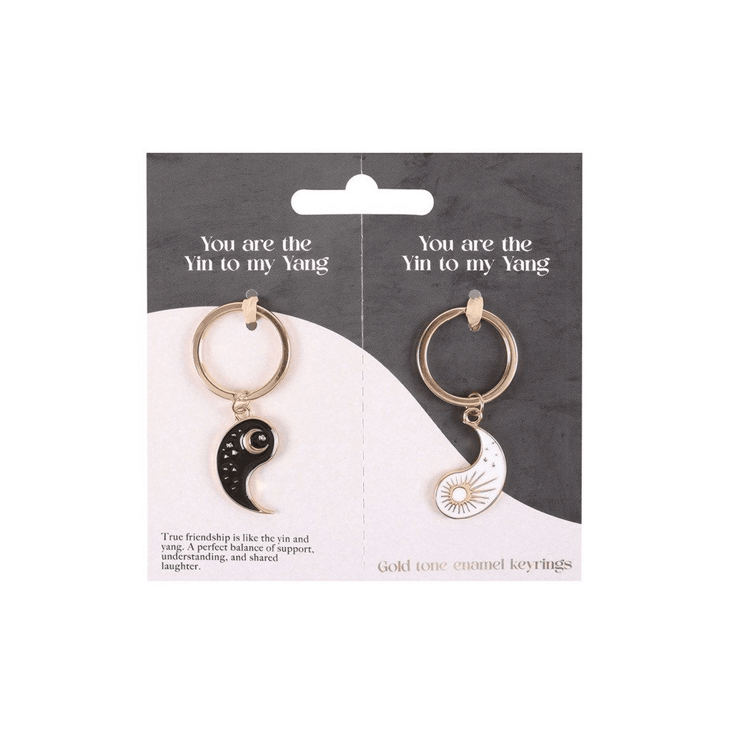 Pair of Yin Yang Best Friend Keyrings Keyrings Secret Halo 