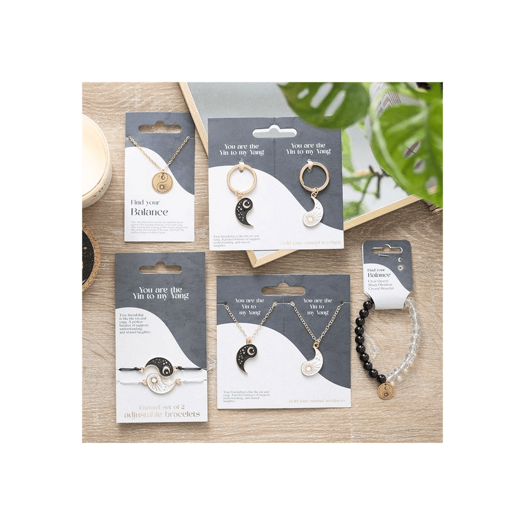 Pair of Yin Yang Best Friend Keyrings Keyrings Secret Halo 