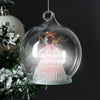 Personalised Christmas Angel LED Bauble Christmas Tree Decorations Secret Halo 