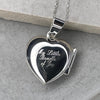 Personalised Heart Locket Necklace Necklaces & Pendants Secret Halo 