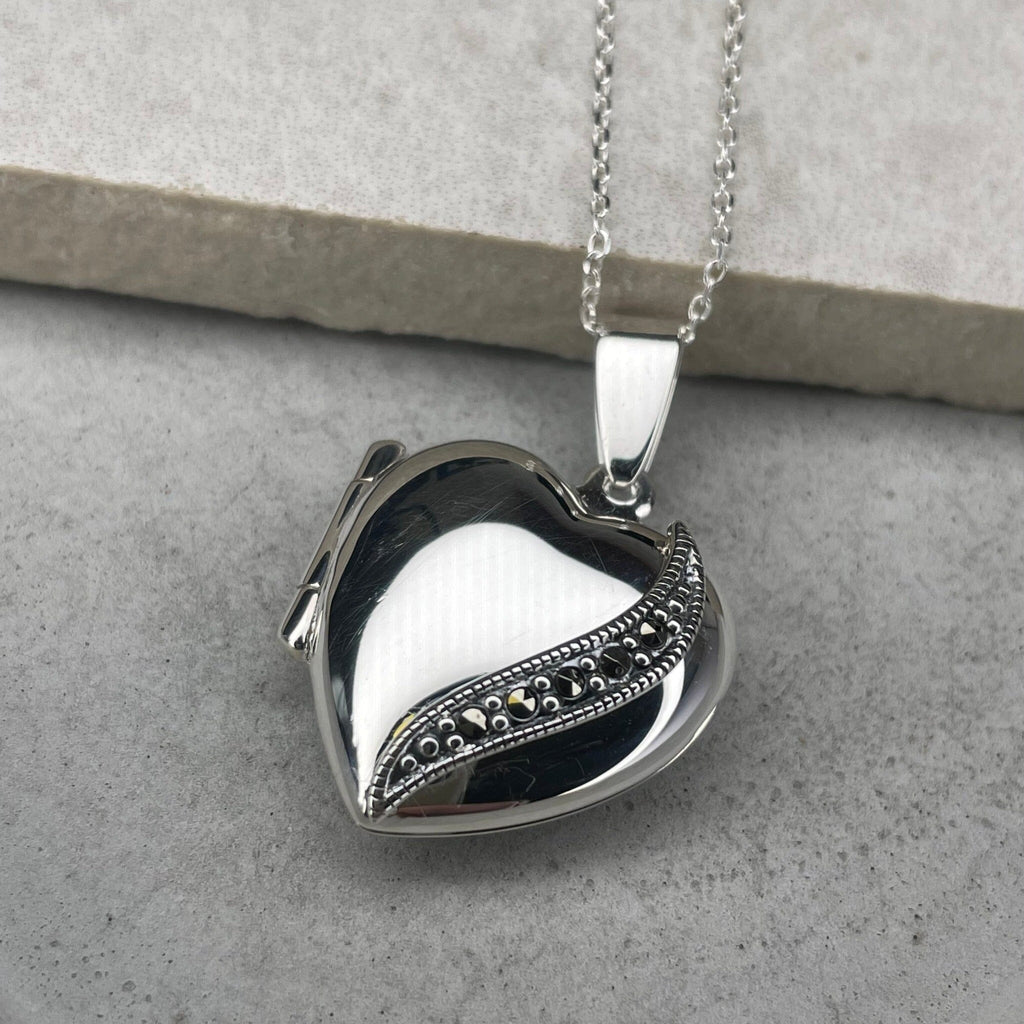 Personalised Heart Locket Necklace Necklaces & Pendants Secret Halo 