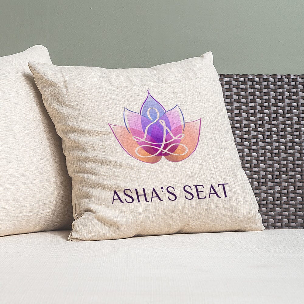 Personalised Lotus Cushion Cover Decor Secret Halo 